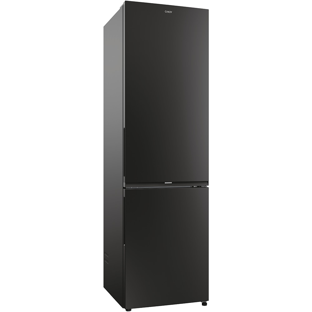 Combina frigorifica CANDY ECN2CQTEB206, Total No Frost, 409 l, H 205 cm, Clasa E, negru