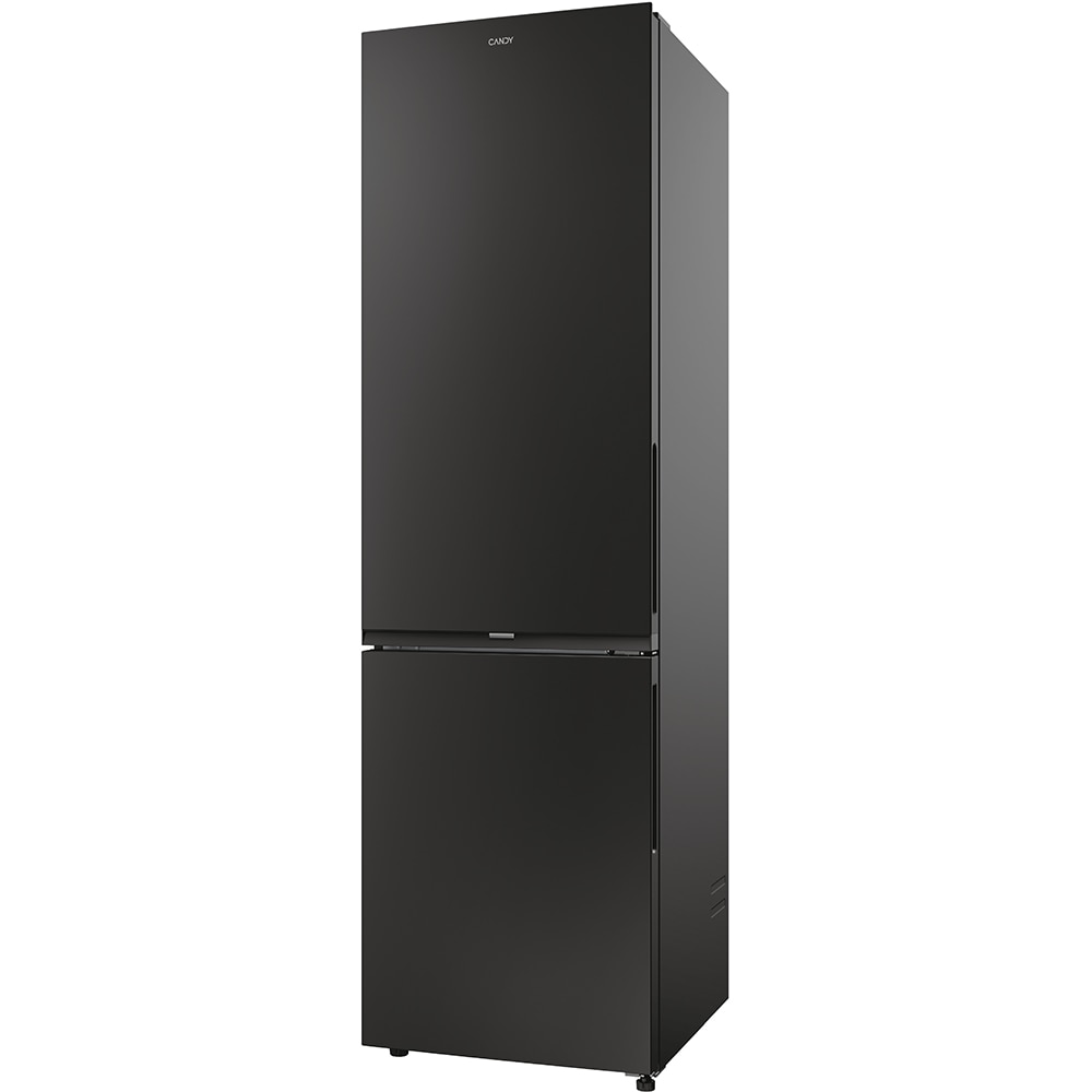 Combina frigorifica CANDY ECN2CQTEB206, Total No Frost, 409 l, H 205 cm, Clasa E, negru