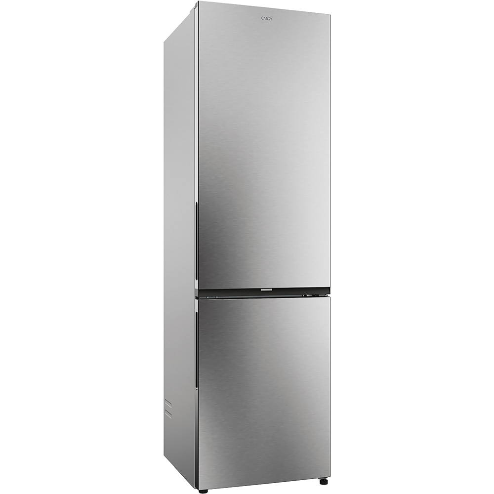 Combina frigorifica CANDY ECN2CQTEX206, Total No Frost, 409 l, H 205 cm, Clasa E, inox