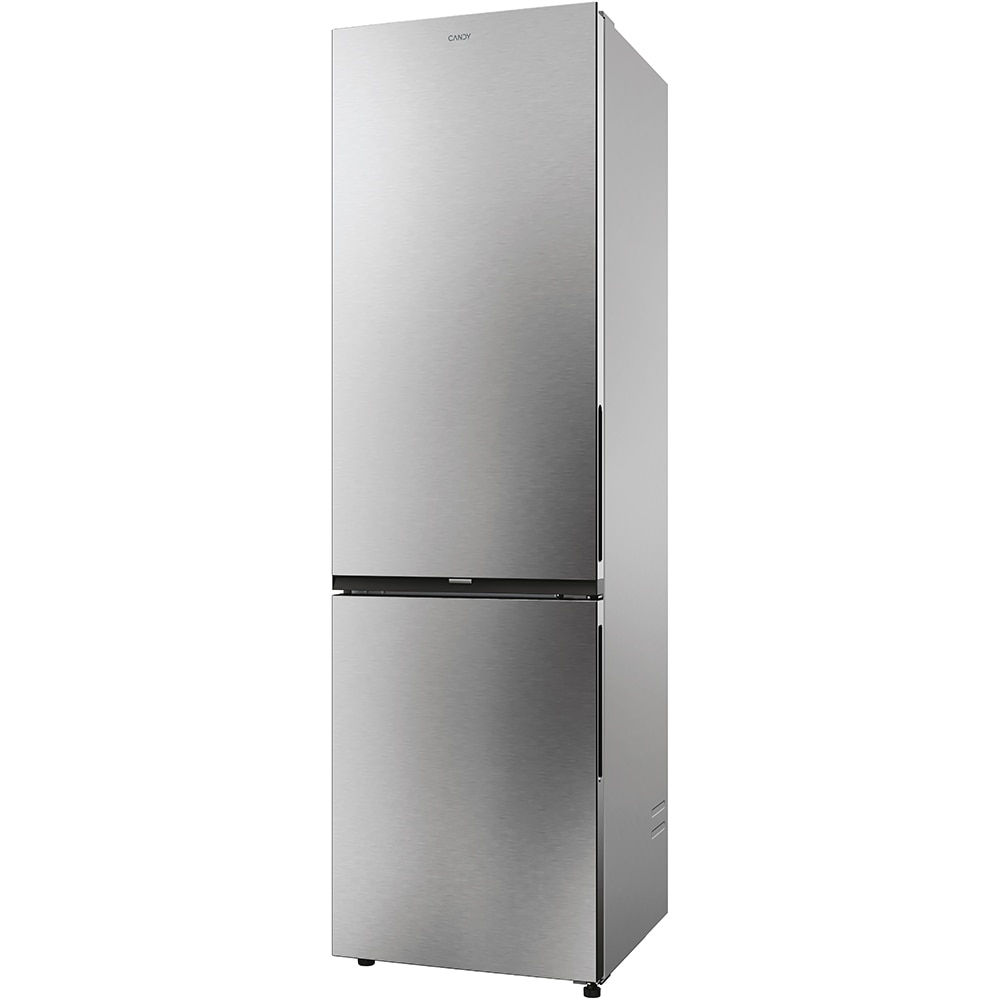 Combina frigorifica CANDY ECN2CQTEX206, Total No Frost, 409 l, H 205 cm, Clasa E, inox