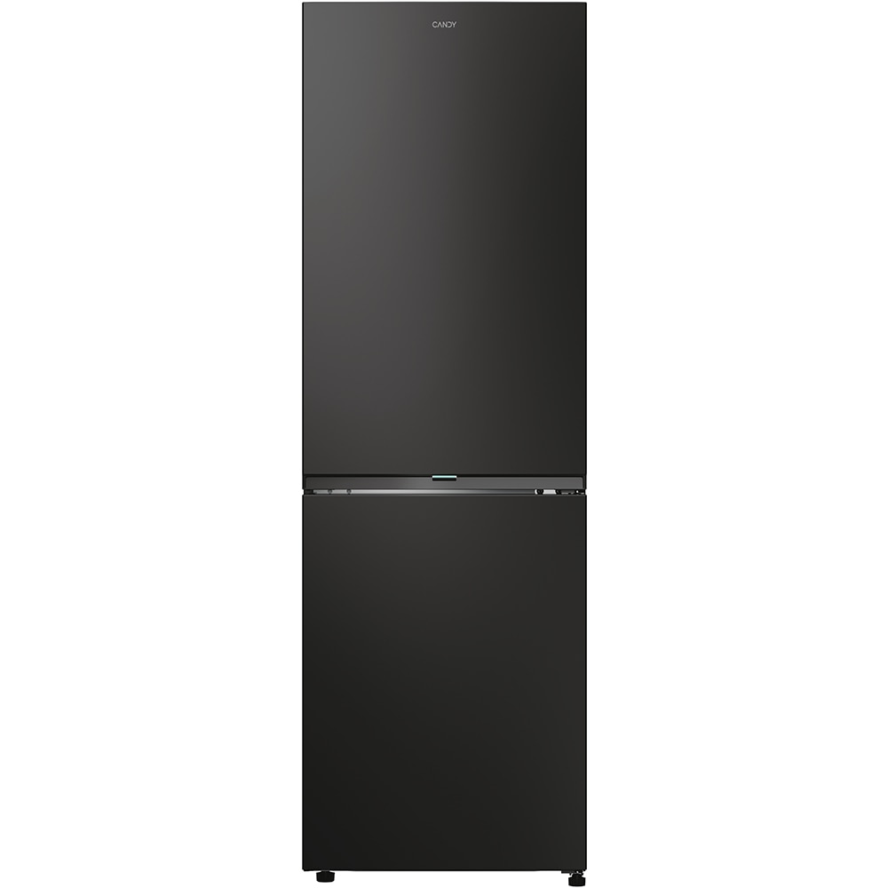 Combina frigorifica CANDY ECN4CQTEB186, Total No Frost, 355 l, H 185 cm, Clasa E, Wi-Fi, negru