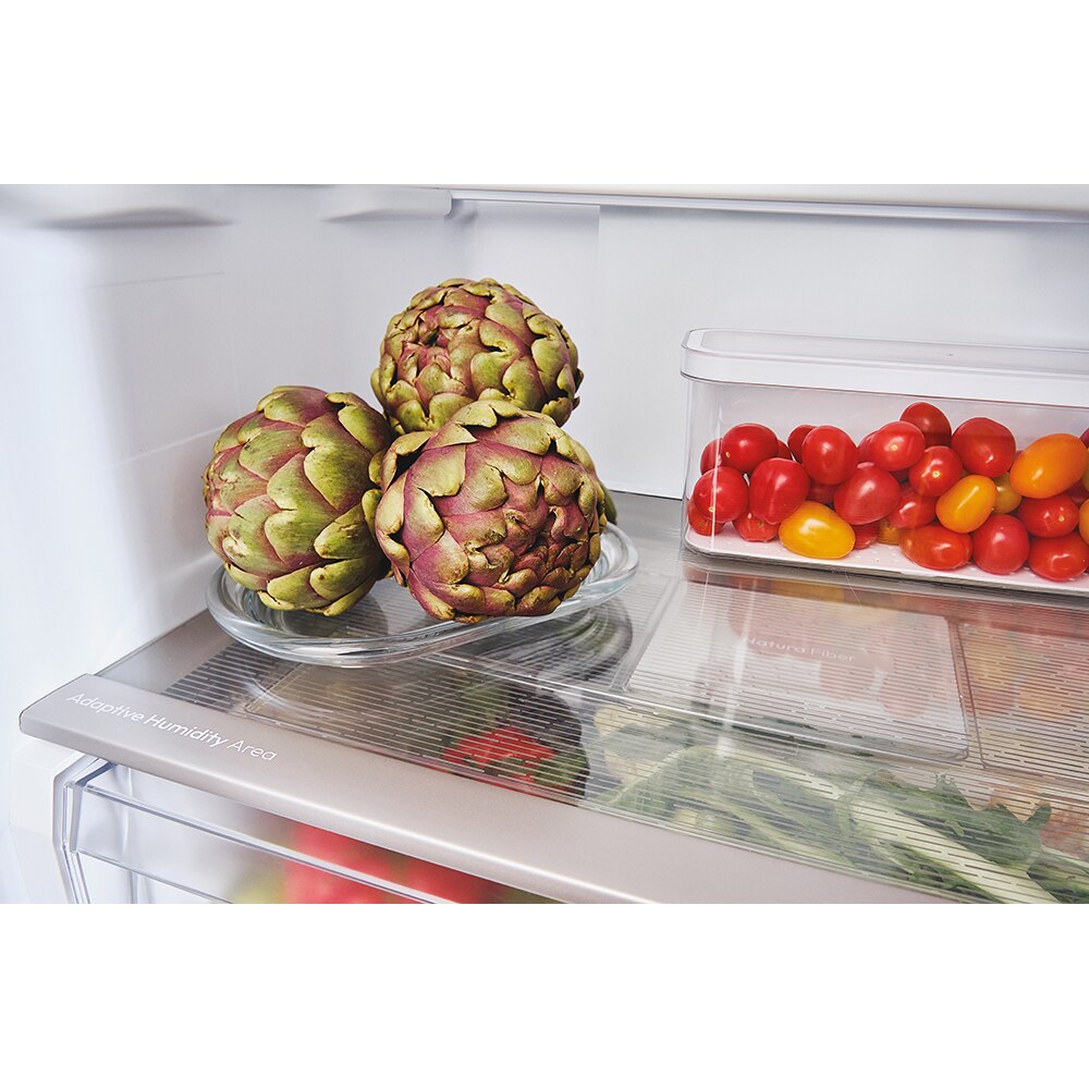 Combina frigorifica CANDY ECN4CQTEB186, Total No Frost, 355 l, H 185 cm, Clasa E, Wi-Fi, negru