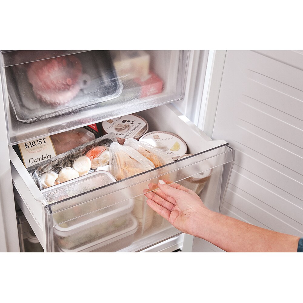 Combina frigorifica CANDY ECN4CQTEW186, Total No Frost, 355 l, H 185 cm, Clasa E, Wi-Fi, alb