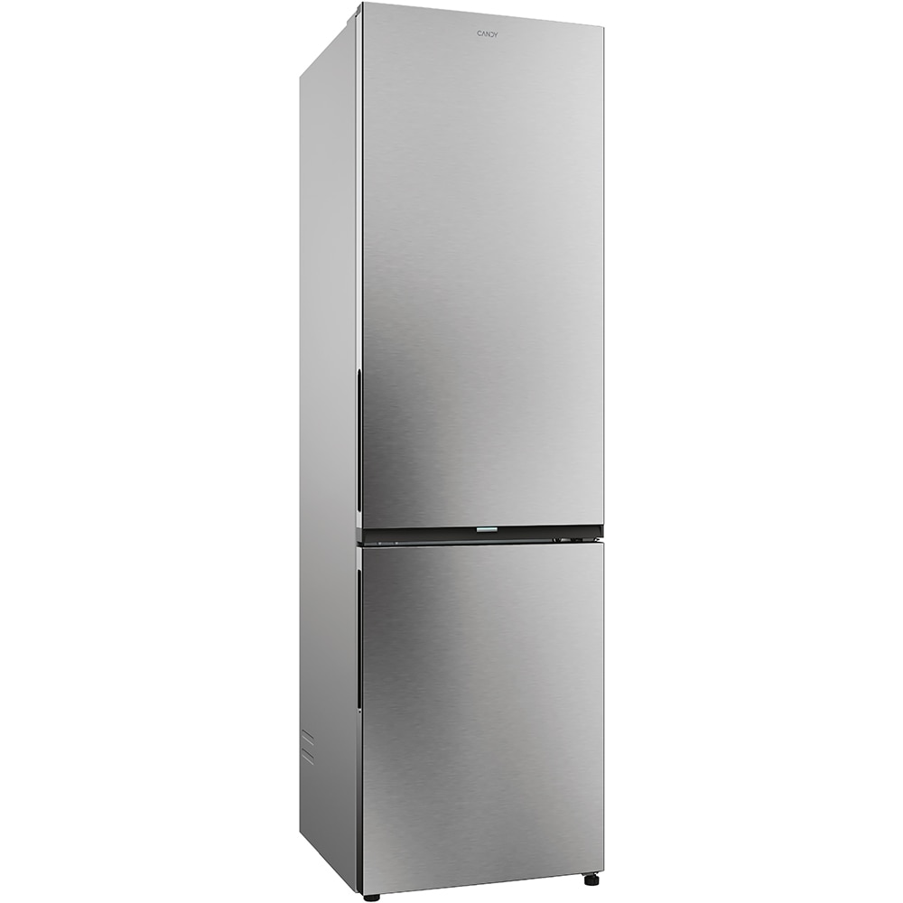 Combina frigorifica CANDY ECN4CQTEX206, Total No Frost, 409 l, H 205 cm, Clasa E, Wi-Fi, inox