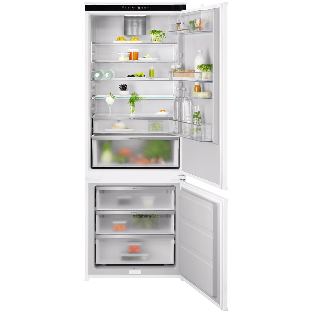 Combina frigorifica incorporabila ELECTROLUX ENP7TD75S, No Frost, 376 l, H 188.4 cm, Clasa D