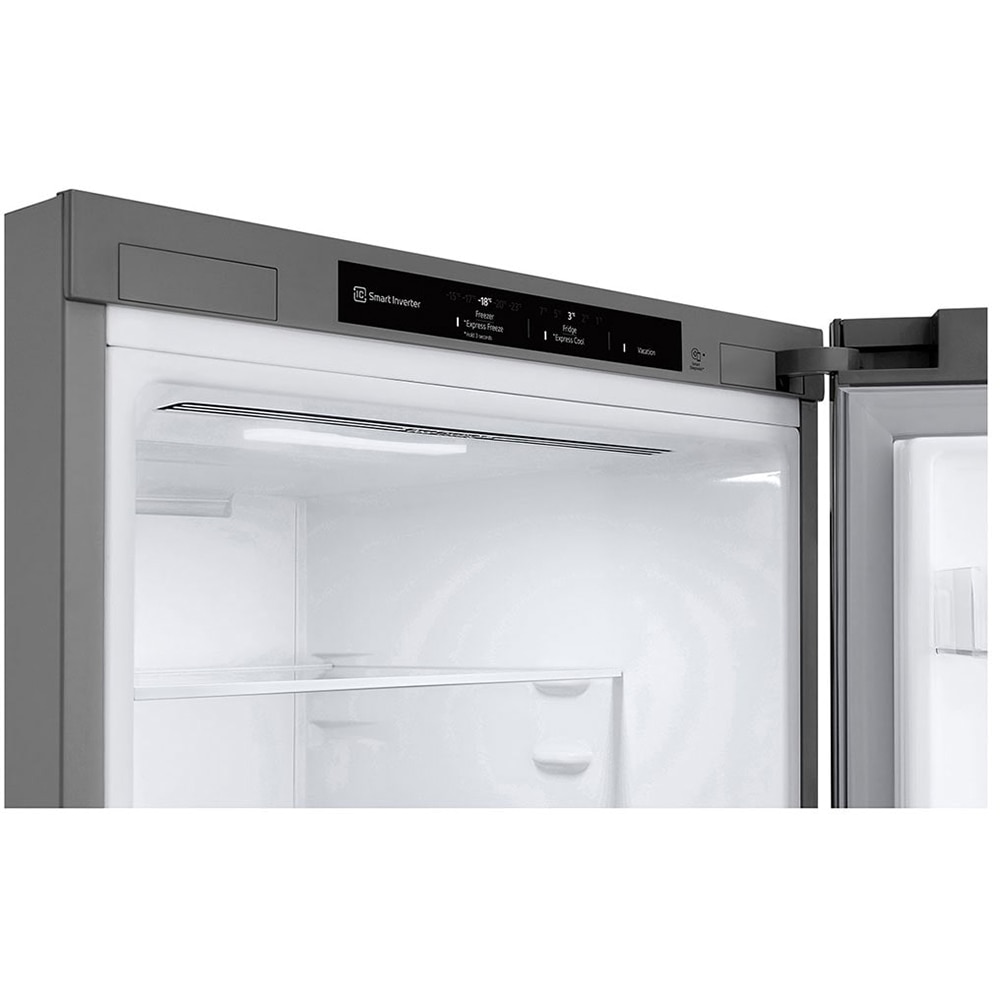 Combina frigorifica LG GBF3202DPY, No Frost, 386 l, H 203 cm, Clasa D, Dozator apa, argintiu