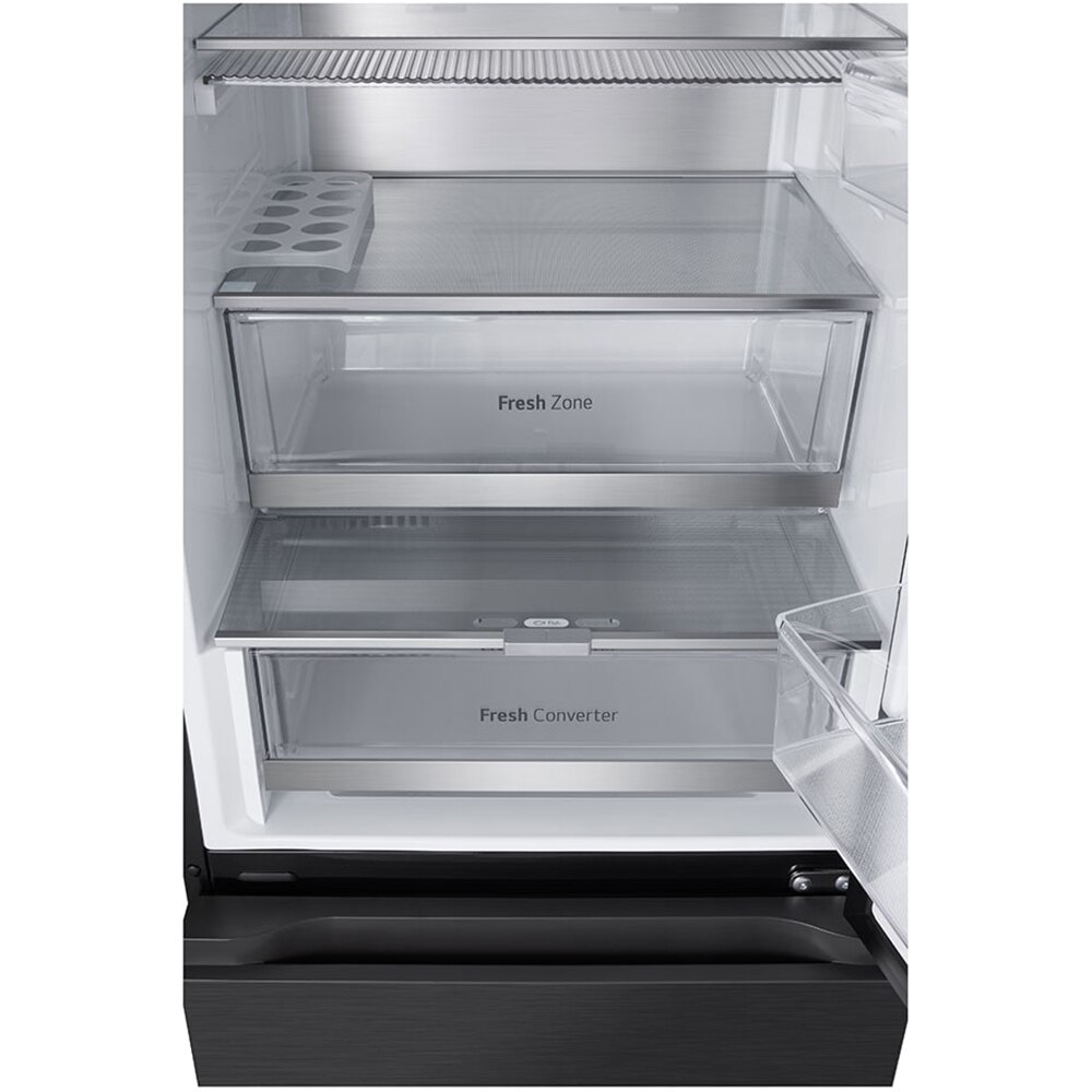 Combina frigorifica LG GBG5160CEV, No Frost, InstaView, 349 l, H 186 cm, Clasa C, Wi-Fi, negru