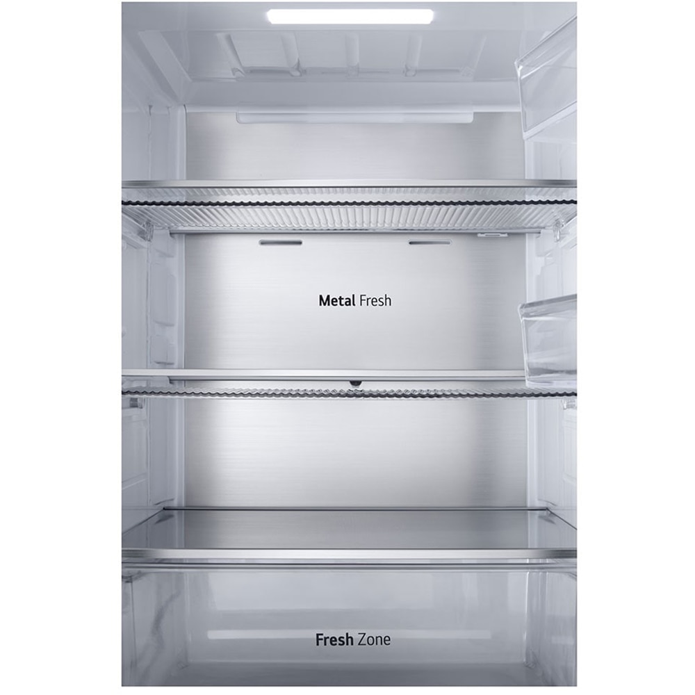 Combina frigorifica LG GBG5160CEV, No Frost, InstaView, 349 l, H 186 cm, Clasa C, Wi-Fi, negru