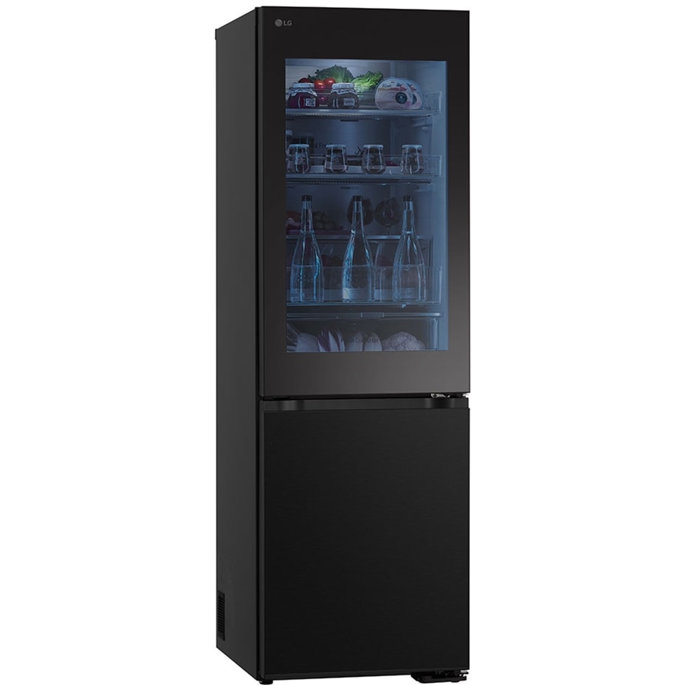 Combina frigorifica LG GBG5160CEV, No Frost, InstaView, 349 l, H 186 cm, Clasa C, Wi-Fi, negru