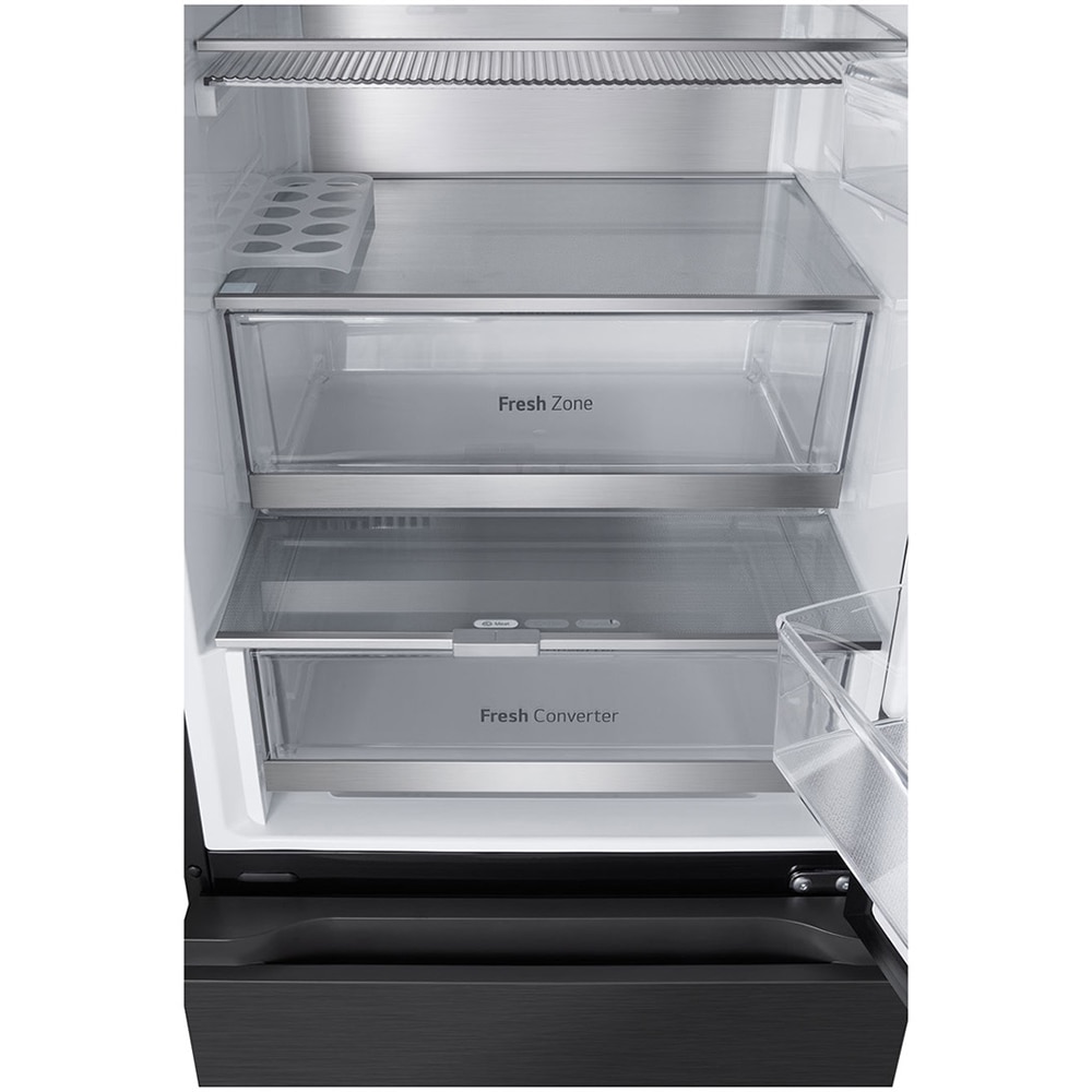 Combina frigorifica LG GBG7190CEV, No Frost, MoodUP, 349 l, H 186 cm, Clasa C, Wi-Fi, negru