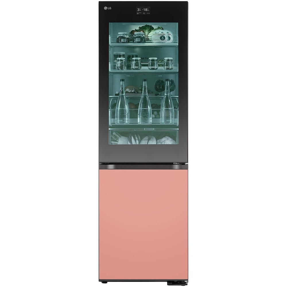 Combina frigorifica LG GBG719MDNN, No Frost, MoodUP, 352 l, H 187 cm, Clasa D, Wi-Fi, multicolor
