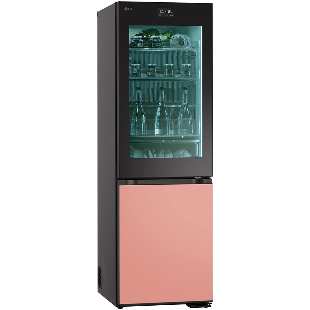 Combina frigorifica LG GBG719MDNN, No Frost, MoodUP, 352 l, H 187 cm, Clasa D, Wi-Fi, multicolor
