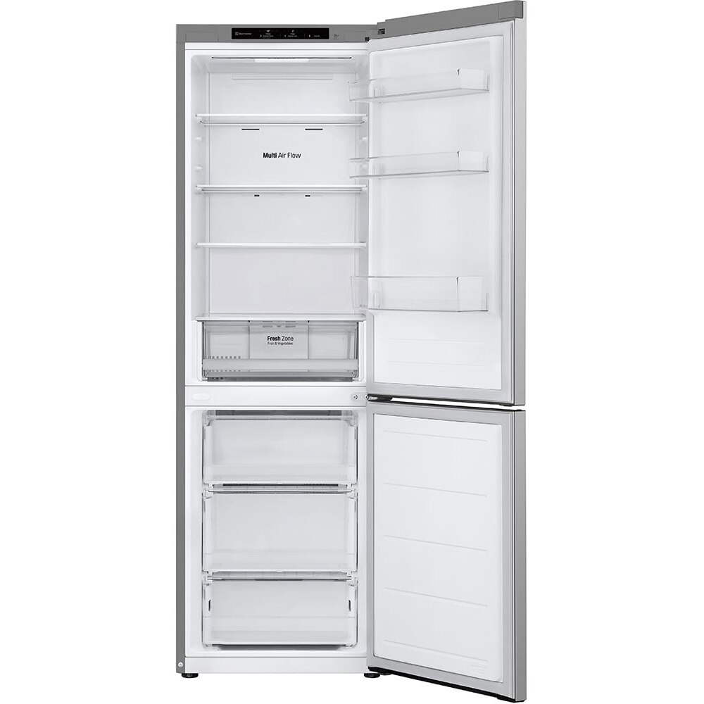 Combina frigorifica LG GBV21L0EPY, No Frost, 344 l, H 186 cm, Clasa E, argintiu