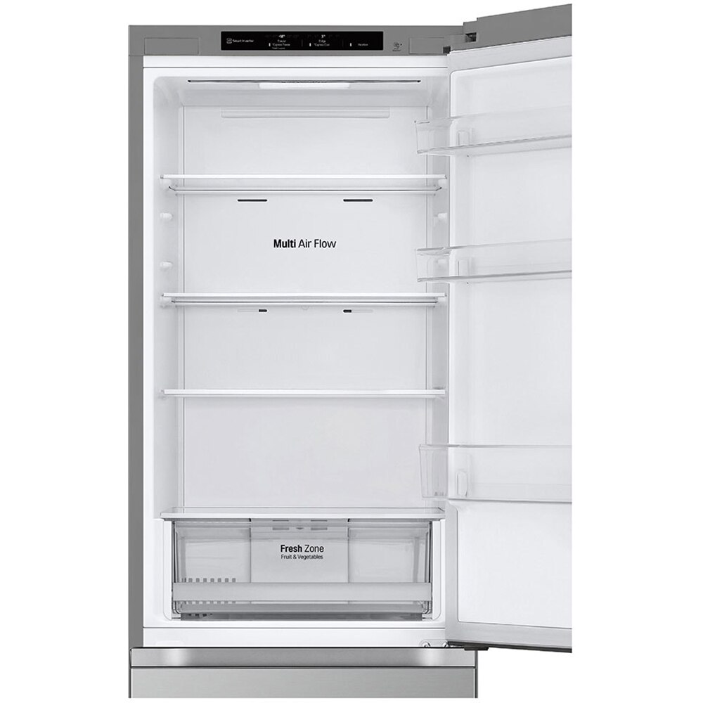 Combina frigorifica LG GBV21L0EPY, No Frost, 344 l, H 186 cm, Clasa E, argintiu