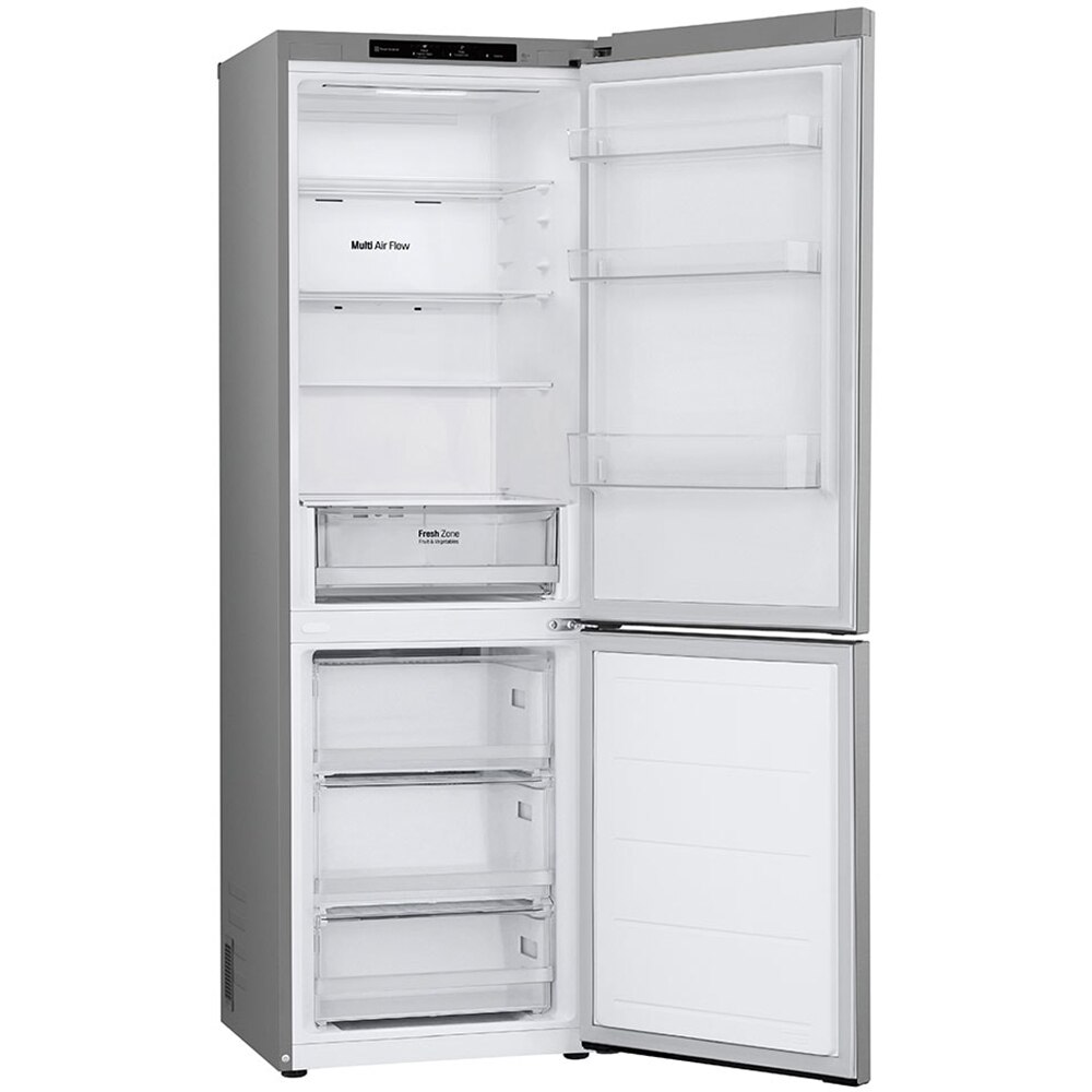 Combina frigorifica LG GBV21L0EPY, No Frost, 344 l, H 186 cm, Clasa E, argintiu