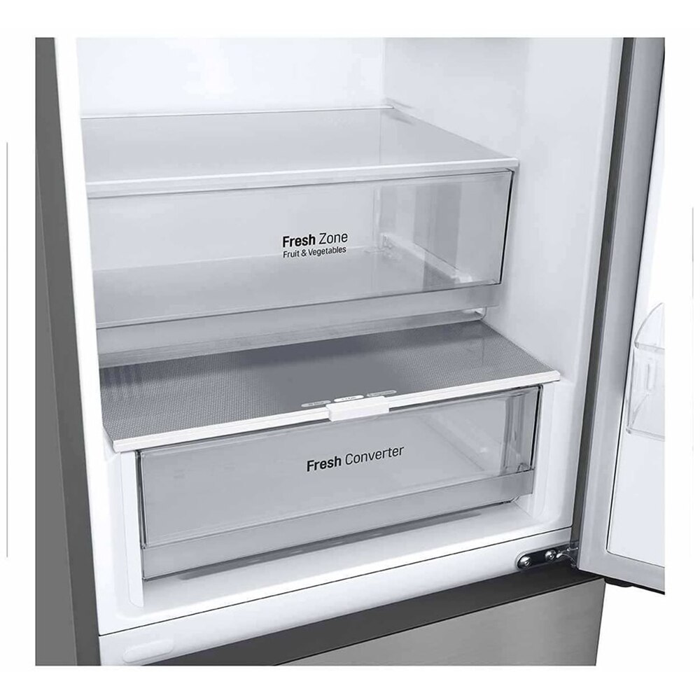 Combina frigorifica LG GBV22NCCPY, No Frost, 387 l, H 203 cm, Clasa C, argintiu