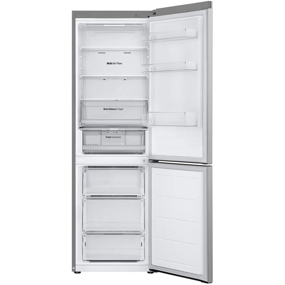 Combina frigorifica LG GBV3110EPY, No Frost, 344 l, H 186 cm, Clasa E, argintiu