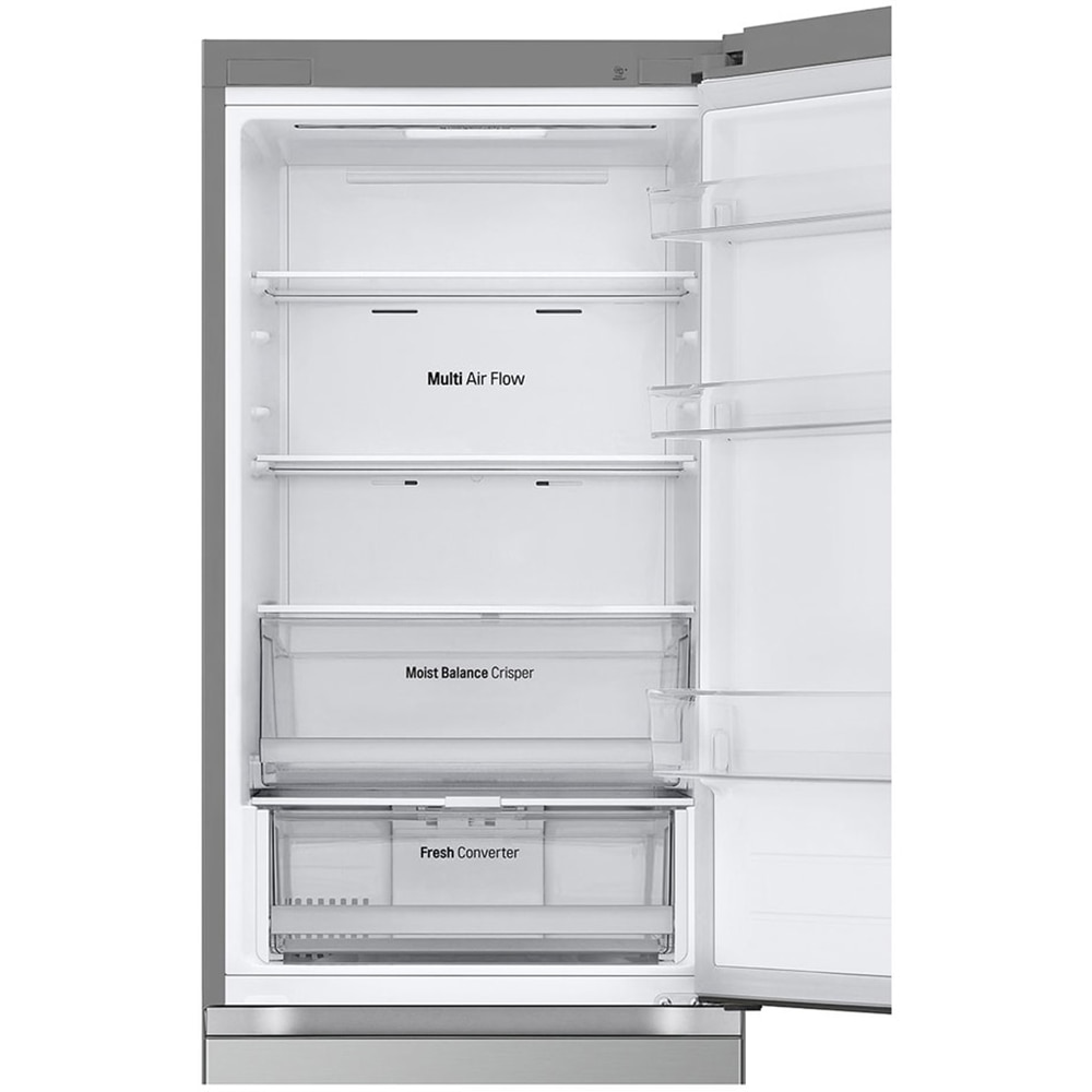 Combina frigorifica LG GBV3110EPY, No Frost, 344 l, H 186 cm, Clasa E, argintiu