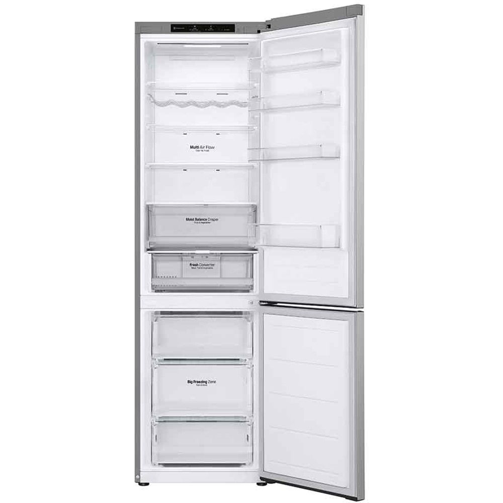 Combina frigorifica LG GBV3200DPY, No Frost, 387 l, H 203 cm, Clasa D, argintiu