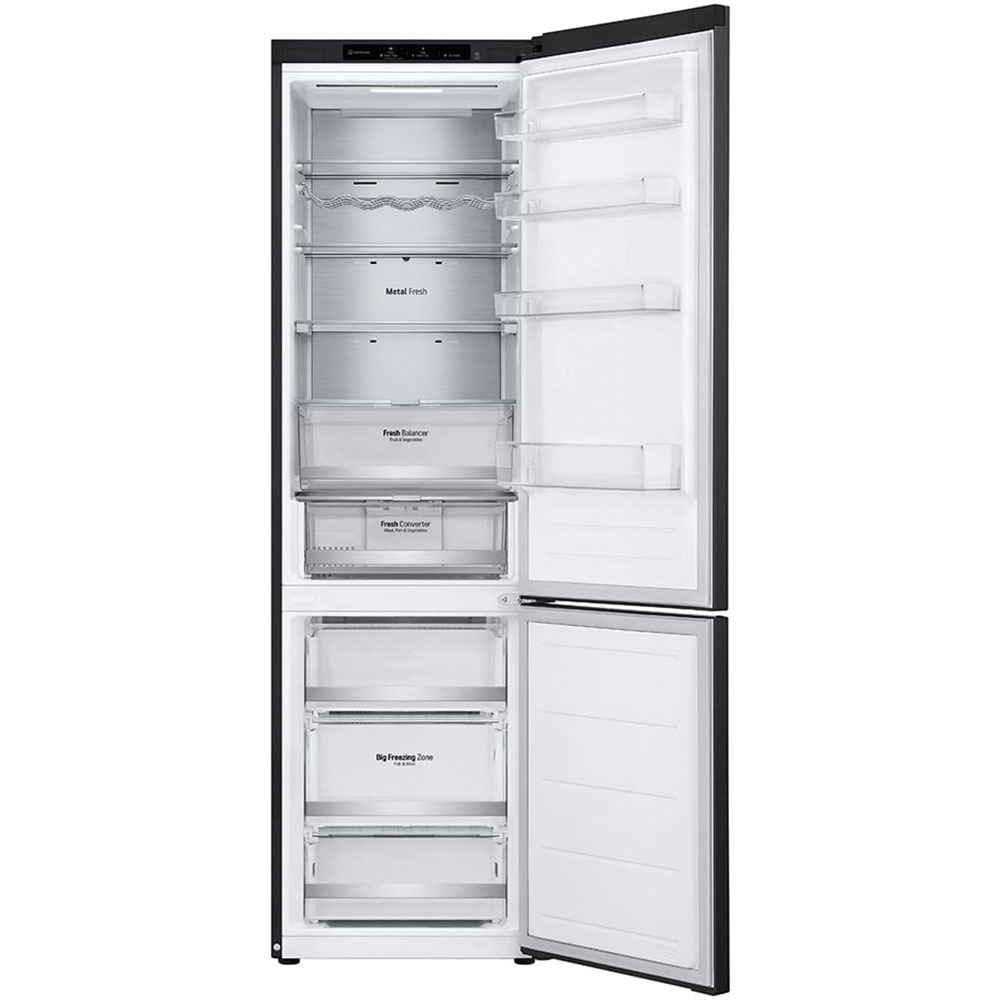 Combina frigorifica LG GBV7280DEV, No Frost, 387 l, H 203 cm, Clasa D, negru