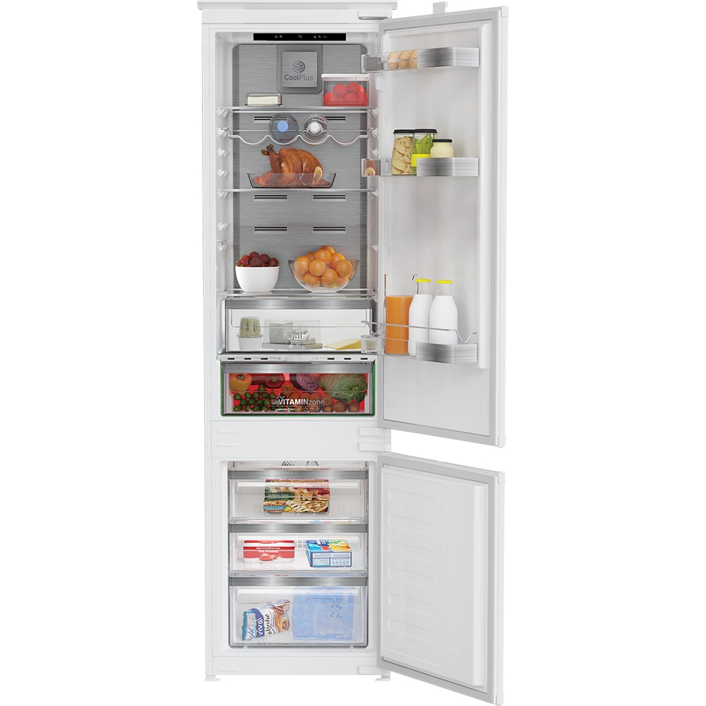 Combina frigorifica incorporabila GRUNDIG GKIN 25930, No Frost, 284 l, H 193 cm, Clasa D