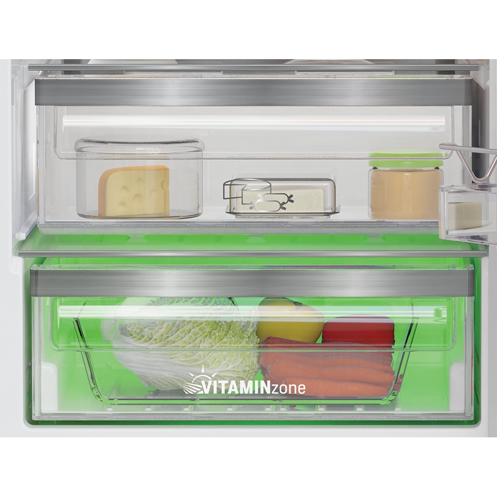 Combina frigorifica incorporabila GRUNDIG GKIN 25930, No Frost, 284 l, H 193 cm, Clasa D