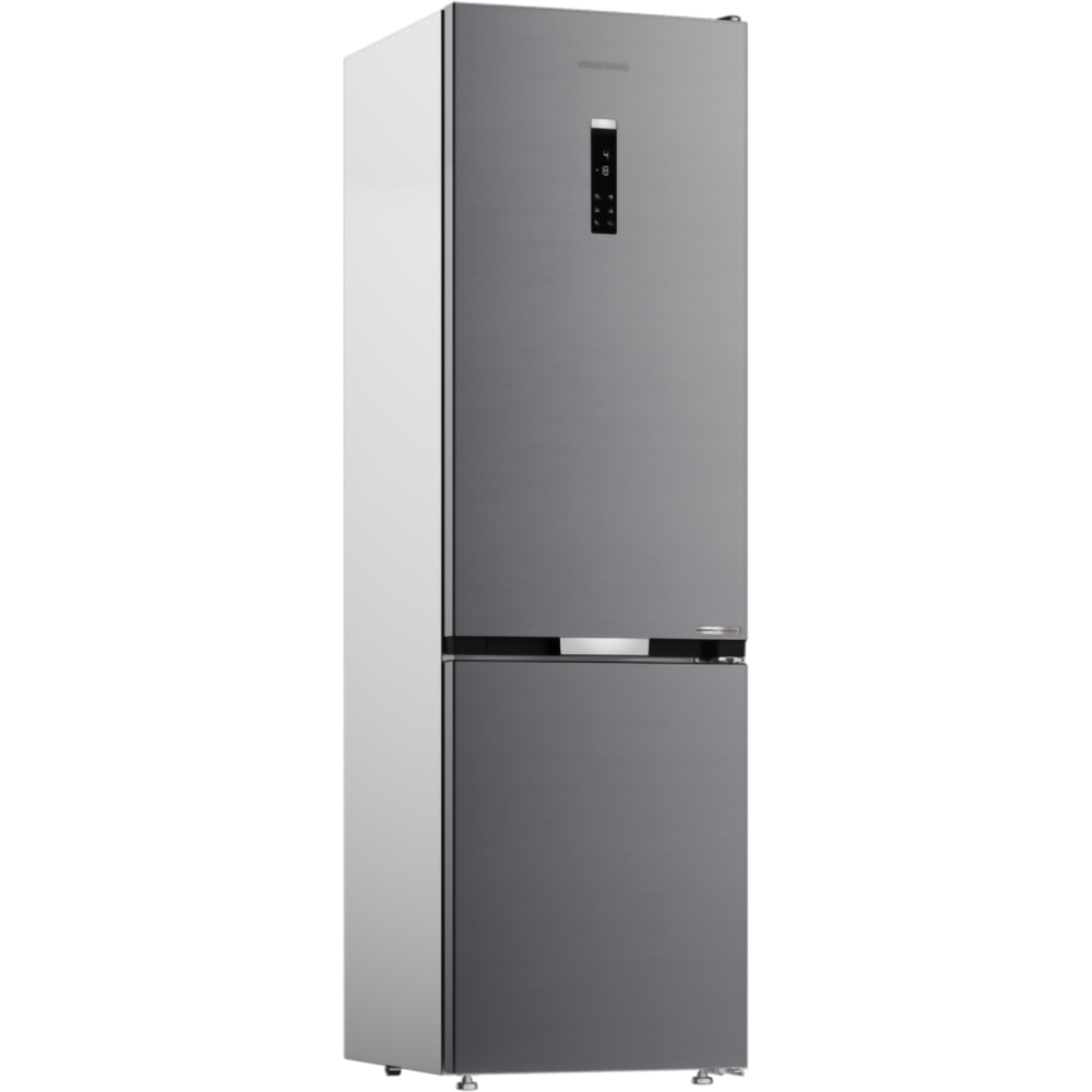 Combina frigorifica GRUNDIG GKPN 66930 LXP, No Frost Duo Cooling, 355 l, H 203.5 cm, Clasa D, inox