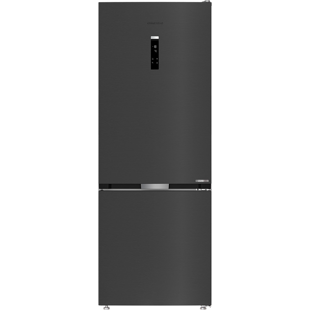 Combina frigorifica GRUNDIG GKPN6793XD, No Frost, 490 l, H 192 cm, Clasa D, dark inox