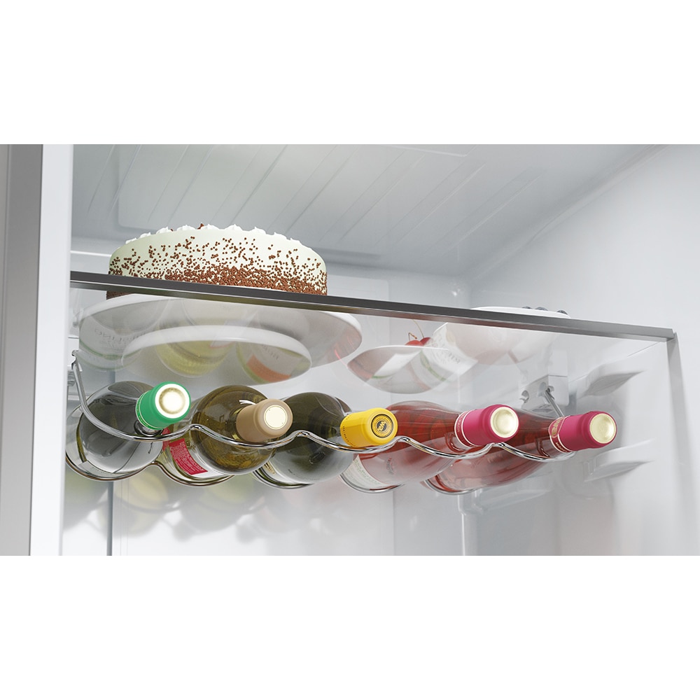 Combina frigorifica HAIER HTW5620DNMG, No Frost, 414 l, H 205 cm, Clasa D, Wi-Fi, inox