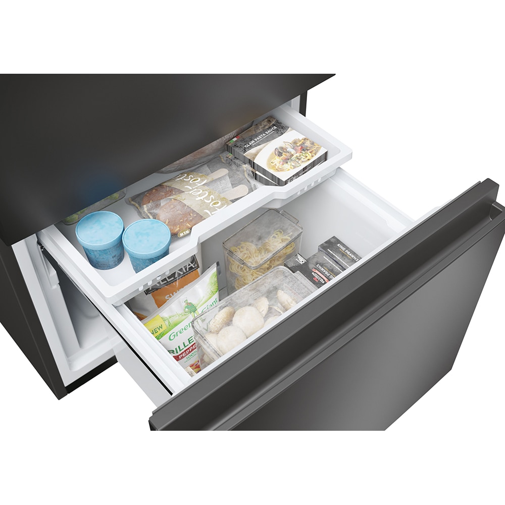 Combina frigorifica HAIER HTW5620DNPT, No Frost, 414 l, H 205 cm, Clasa D, Wi-Fi, negru