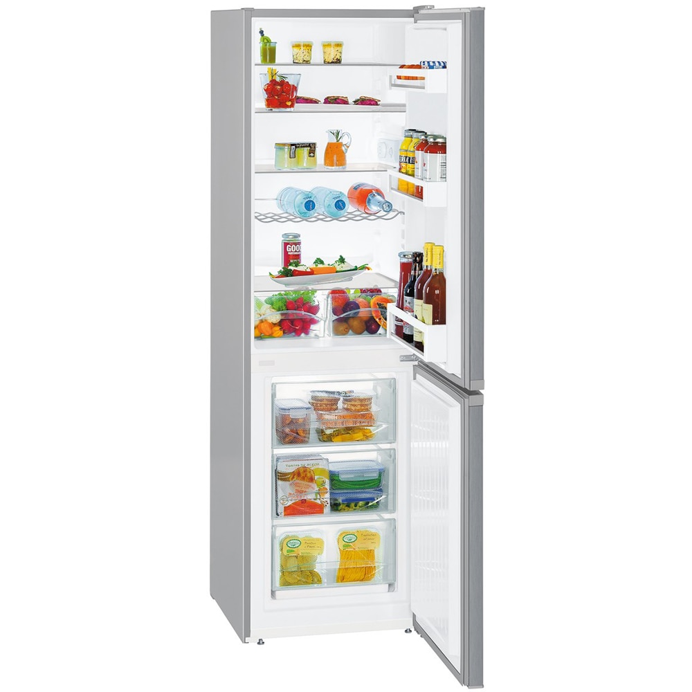 Combina frigorifica LIEBHERR KGle 1855-3.6, Smart Frost, 296 l, H 181 cm, Clasa E, argintiu