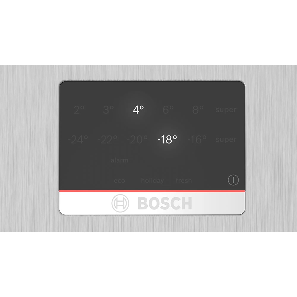 Combina frigorifica BOSCH KGN397LDF, No Frost, 363 l, H 203 cm, Clasa D, inox