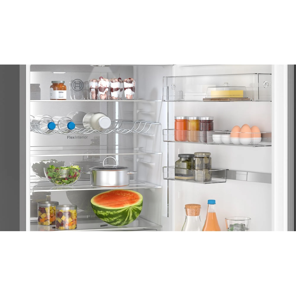 Combina frigorifica BOSCH KGN49LBCF, No Frost, 440 l, H 203 cm, Clasa C, negru