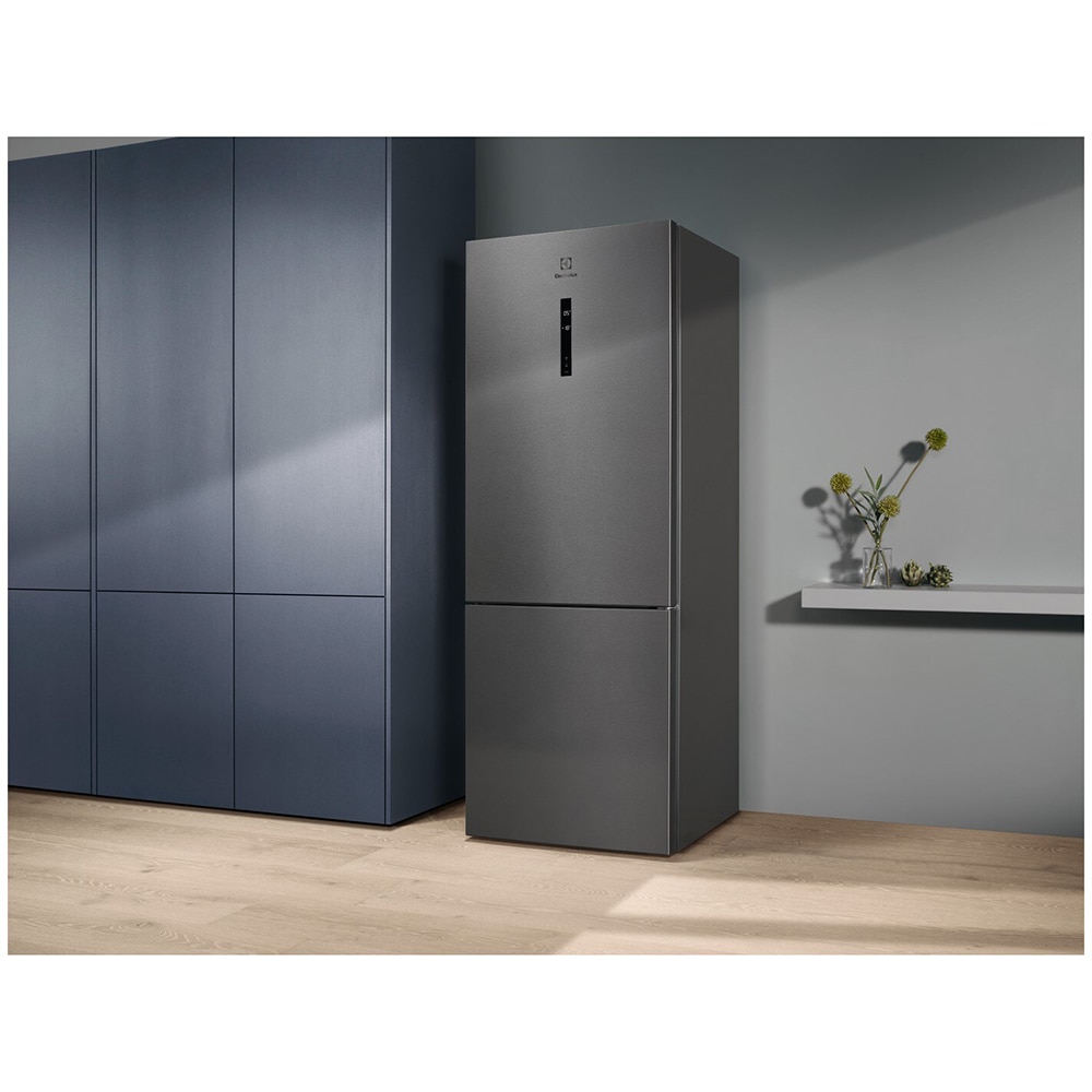 Combina frigorifica ELECTROLUX LNT6ME46X3, No Frost, 481 l, H 192 cm, Clasa E, inox