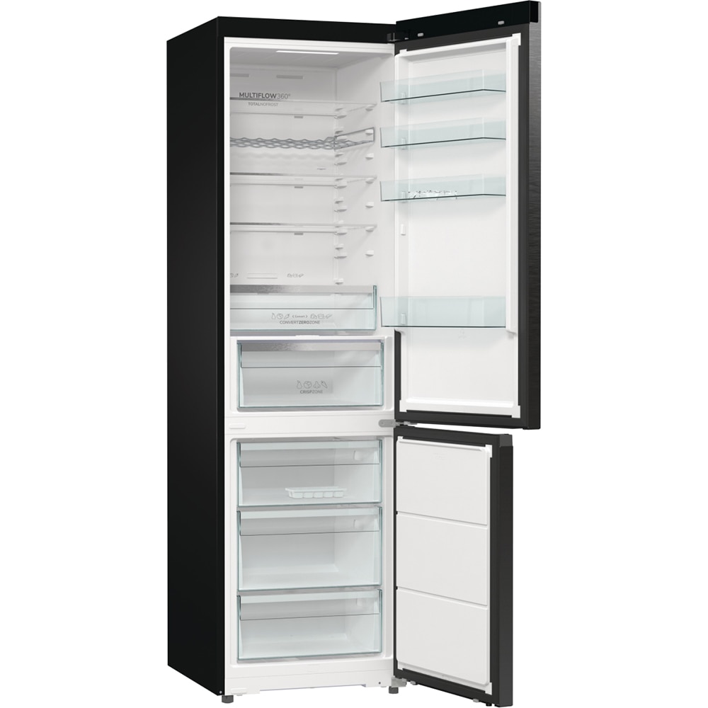 Combina frigorifica GORENJE NRB620C61BX4WFE, NoFrost Plus, 413 l, H 203 cm, Clasa C, Wi-Fi, antracit