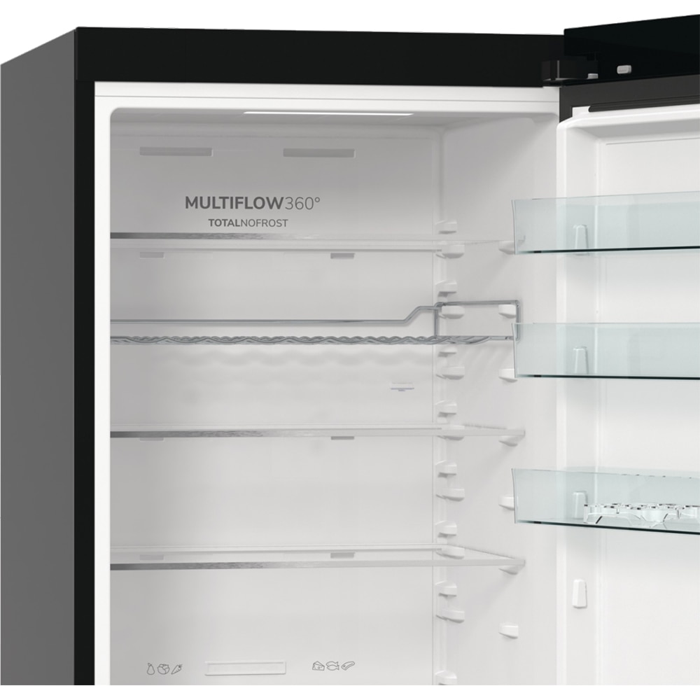 Combina frigorifica GORENJE NRB620C61BX4WFE, NoFrost Plus, 413 l, H 203 cm, Clasa C, Wi-Fi, antracit