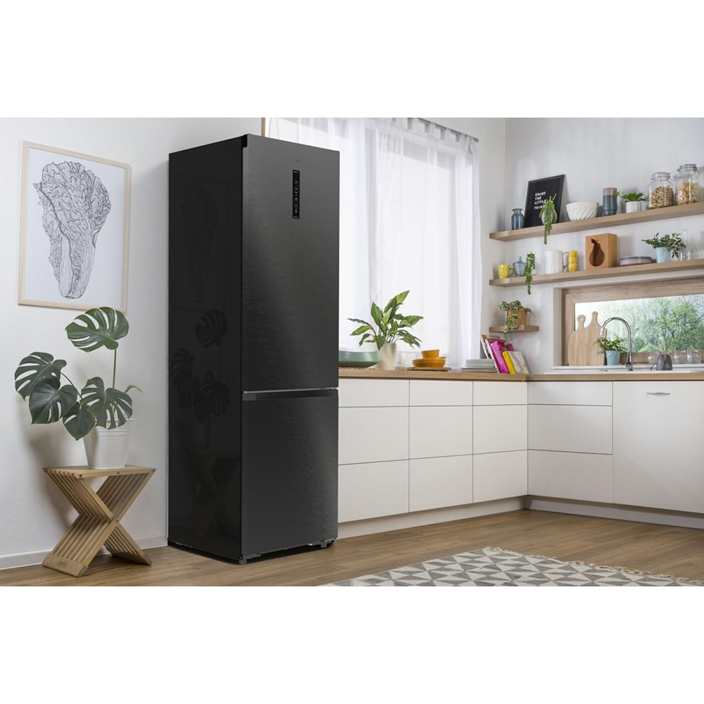 Combina frigorifica GORENJE NRB620C61BX4WFE, NoFrost Plus, 413 l, H 203 cm, Clasa C, Wi-Fi, antracit