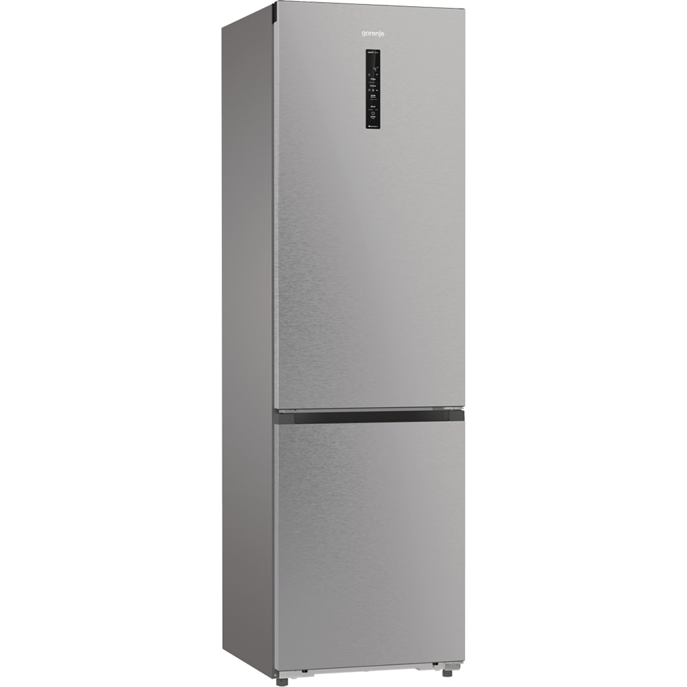 Combina frigorifica GORENJE NRB620C61X4WFE, NoFrost Plus, 413 l, H 203 cm, Clasa C, Wi-Fi, argintiu
