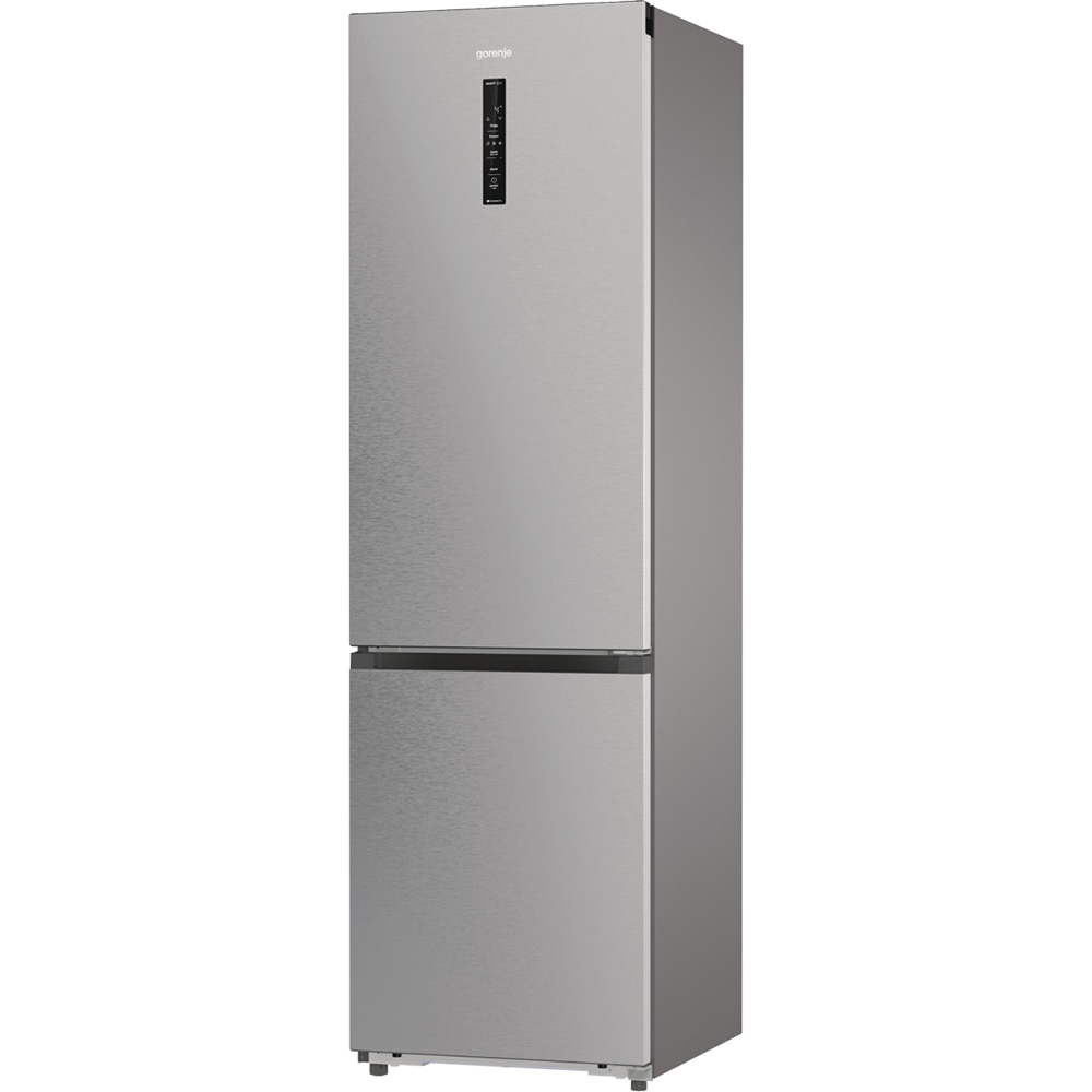 Combina frigorifica GORENJE NRB620C61X4WFE, NoFrost Plus, 413 l, H 203 cm, Clasa C, Wi-Fi, argintiu