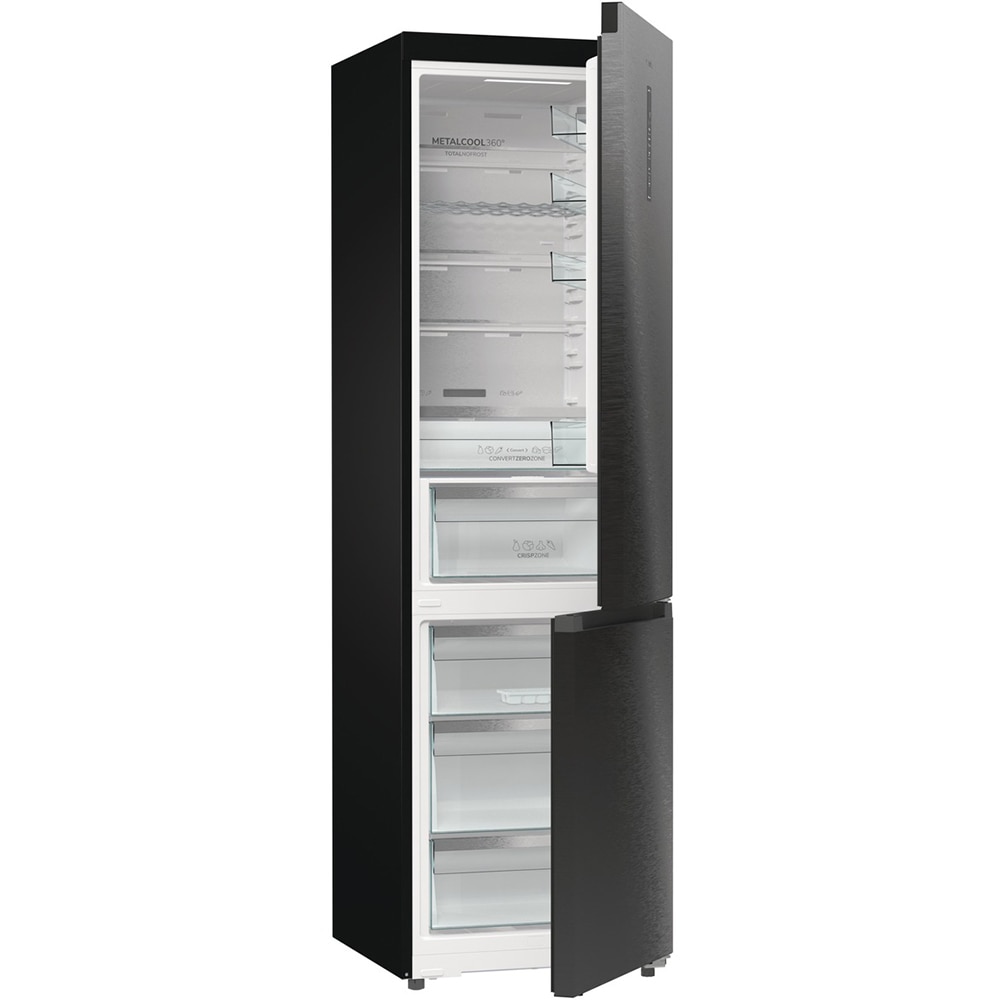 Combina frigorifica GORENJE NRB620C81BX4WFE, NoFrost Plus, 413 l, H 203 cm, Clasa C, Wi-Fi, antracit