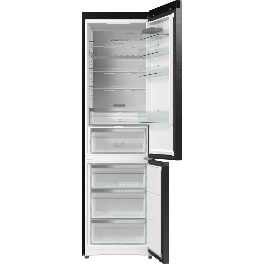 Combina frigorifica GORENJE NRB620C81BX4WFE, NoFrost Plus, 413 l, H 203 cm, Clasa C, Wi-Fi, antracit