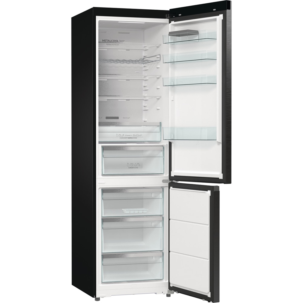 Combina frigorifica GORENJE NRB620C81BX4WFE, NoFrost Plus, 413 l, H 203 cm, Clasa C, Wi-Fi, antracit