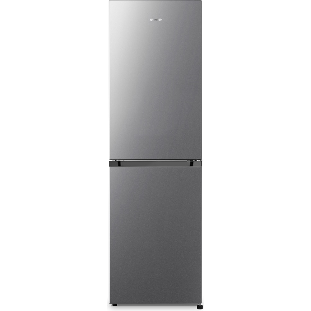 Combina frigorifica GORENJE NRK418ECS4, No Frost Plus, 256 l, H 182.4 cm, Clasa E, gri