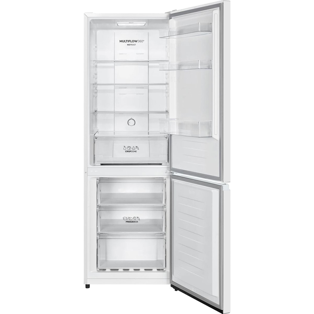 Combina frigorifica GORENJE NRK6182PW4, No Frost Plus, 292 l, H 178.5 cm, Clasa E, alb