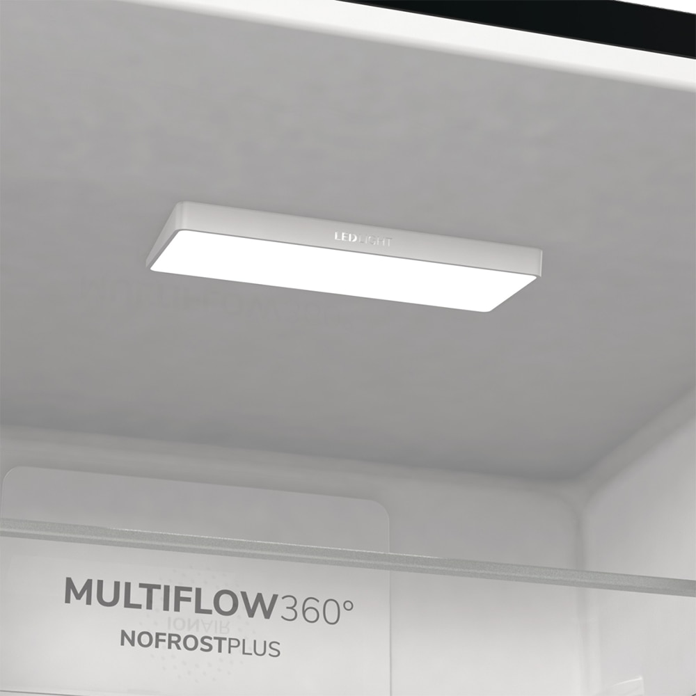 Combina frigorifica GORENJE NRK6192ABK4, No Frost Plus, 300 l, H 185 cm, Clasa E, negru