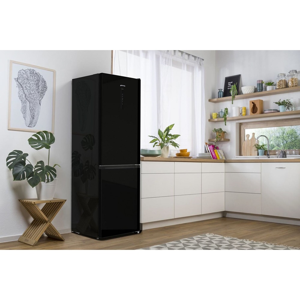 Combina frigorifica GORENJE NRK6192ABK4, No Frost Plus, 300 l, H 185 cm, Clasa E, negru