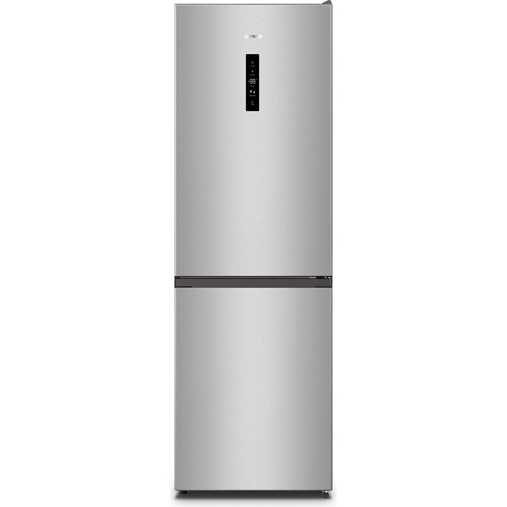 Combina frigorifica GORENJE NRK6192AS4, No Frost Plus, 304 l, H 186 cm, Clasa E, argintiu