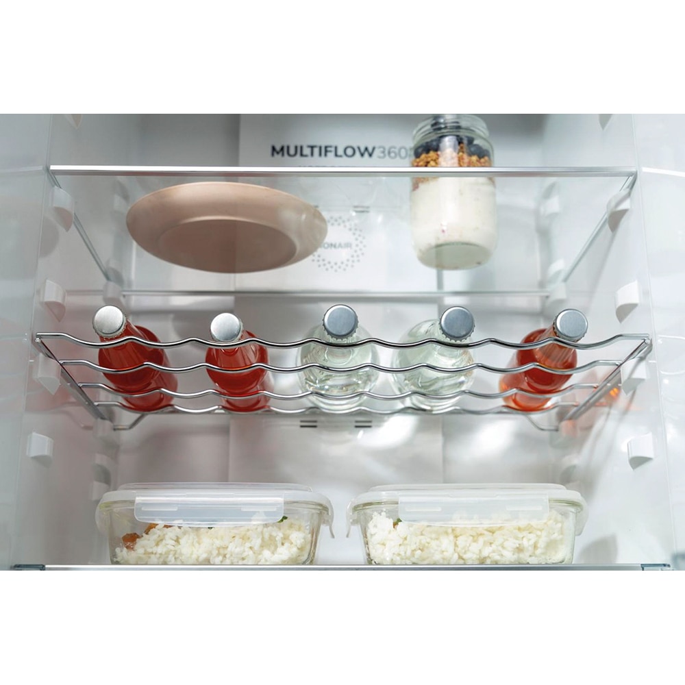 Combina frigorifica GORENJE NRK6192AXL4, NoFrost Plus, 300 l, H 185 cm, Clasa E, inox