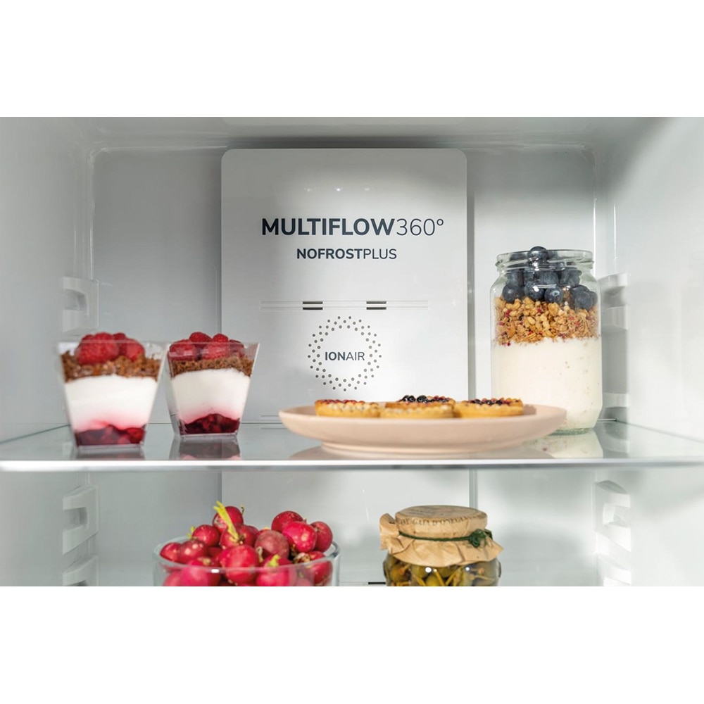 Combina frigorifica GORENJE NRK6192AXL4, NoFrost Plus, 300 l, H 185 cm, Clasa E, inox