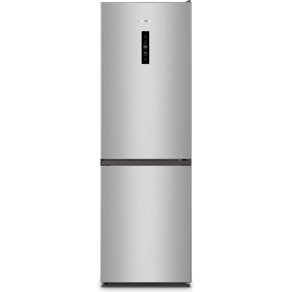Combina frigorifica GORENJE NRK619CAXL4, No Frost Plus, 304 l, H 186 cm, Clasa C, argintiu